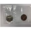 Image 1 : Canada Mint Sealed Vintage 1969 Proof $1.00 Dollar Coins - LOT of 2
