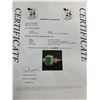 Image 4 : Natural Emerald 1.25 Carat .925 Silver on 14 KT gold Ladies ring with APPRAISAL Certificate Valued $