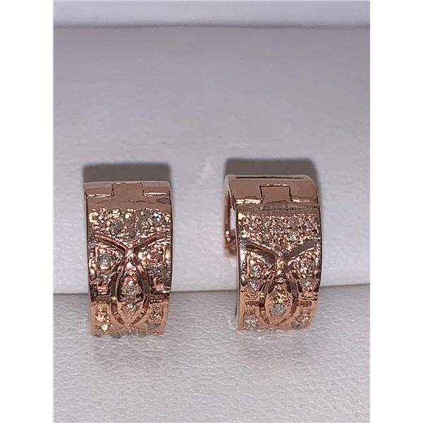 Natural Diamond round cut ,60 Carat  Ladies Earring Set with APPRAISAL Certificate Valued $900.00