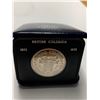 Image 1 : CANADA 1871-1971 BRITISH COLUMBIA $1.00 Coin with case