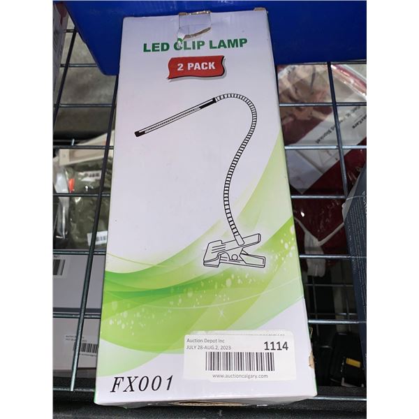 LED Clip Lamp 2 Pack