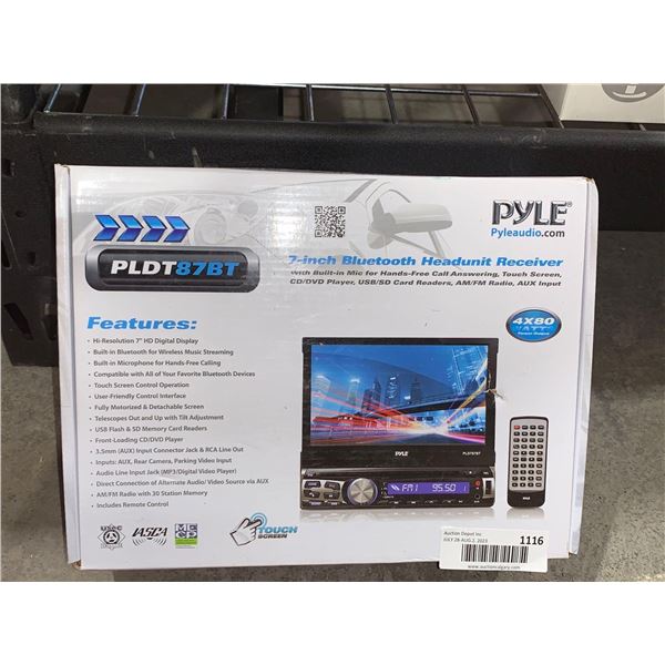 Pyle 7 Inch Bluetooth Headunit Receiver