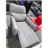 Image 3 : Cloth Fabric Reclining Electric Chair Lt Gray