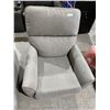 Image 4 : Cloth Fabric Reclining Electric Chair Lt Gray