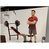 Image 3 : Marcy Pro Standard Weight Bench Includes 100lb Vinyl Weight Set