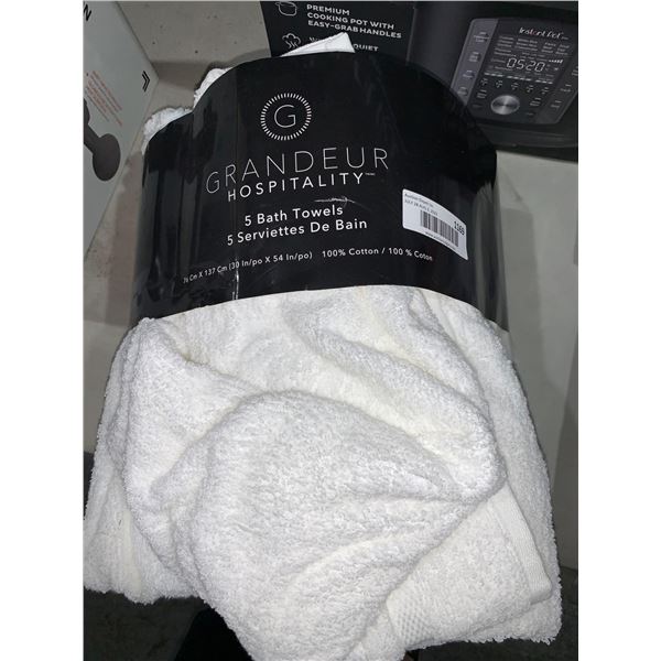 Grandeur Hospitality 5 Bath Towels