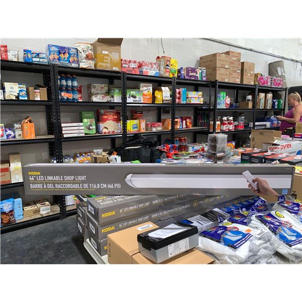 Koda 46" LED Linkable Shop Light Slim Design w/ Motion & Remote Control