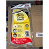 Image 2 : Bennett Medium Weight Plastic Drop Sheets 8'x12' Case of 40