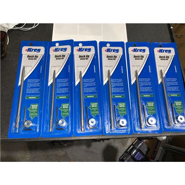 Kreg Deck Jig Driver Bit Lot of 6