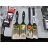 Image 1 : Lot of 4 Paint Brushes 2x1 1/2" and 2 x 2"