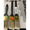 Image 3 : Lot of 4 Paint Brushes 2x1 1/2" and 2 x 2"