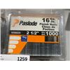 Image 2 : Paslode 16ga Finishing Nails 2 1/2" x 1000 Lot of 3 Packages
