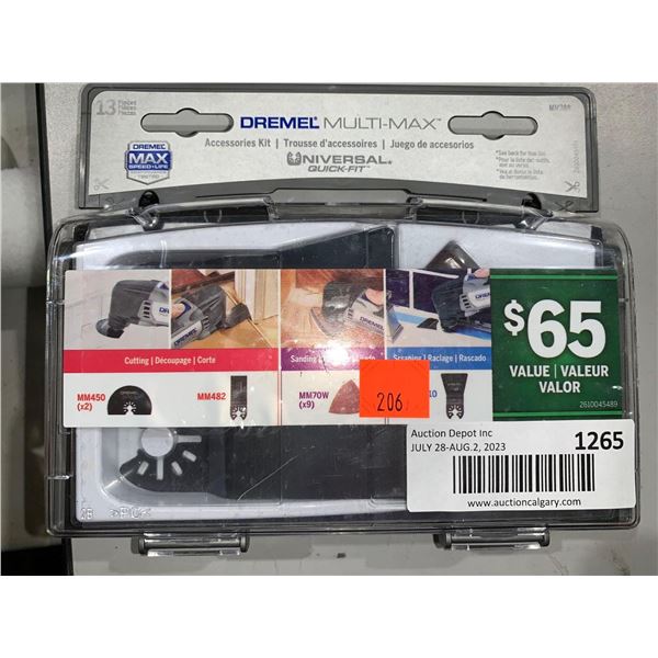 Dremel Multi-Max Accessories Kit Universal Quick Fit