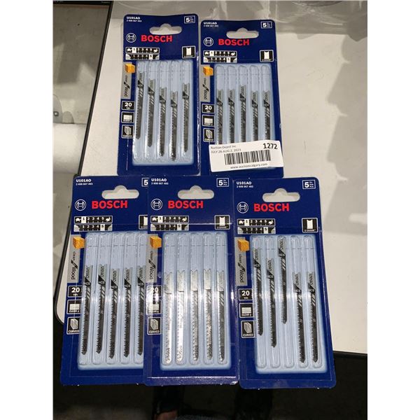 Bosch High Carbon Steel Wood Blades Lot of 5 Packs