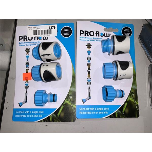 PROflow Quick Connect Starter Kit  Lot of 2
