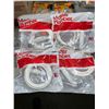 Image 1 : Master Plumber Rinse Hose & Sprayer White 4ft  Lot of 4
