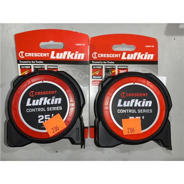 Crescent Lufkin 25' Tape Measure Lot of 2