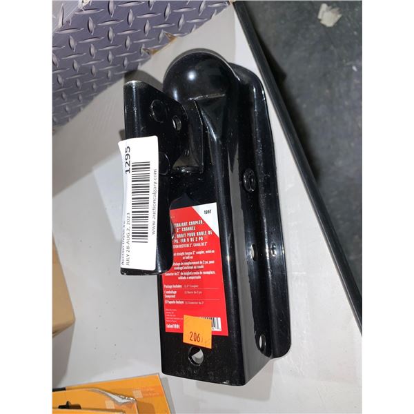 Hitch Straight Coupler 2" Channel