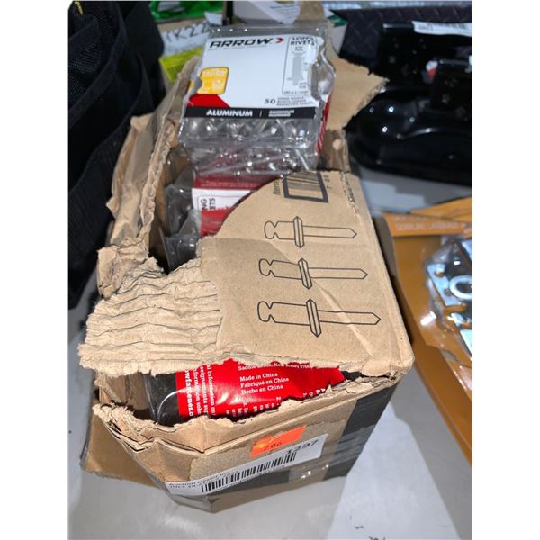 Arrow Aluminum Long Rivets 3/16" 50 pcs Lot of 10 Packages