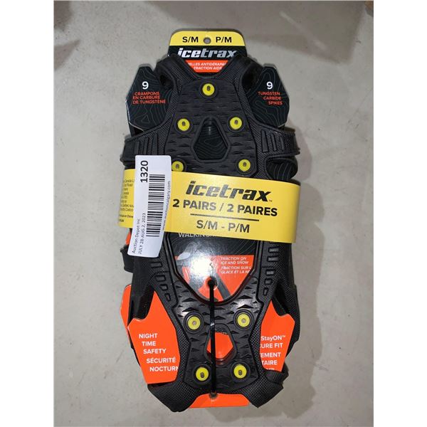 Icetrax Slip On Boot Cleats - Small - 2 Pair