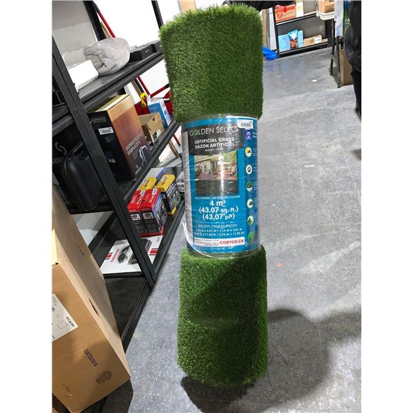 Golden Select Artificial Grass Barley 43.07 Sq Ft  (3.74ft x 11.52 Ft)