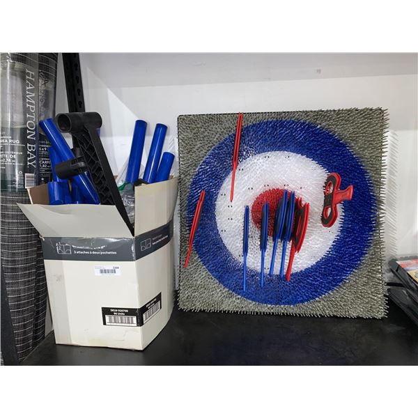 Freestanding Foam Axe Throwing Set