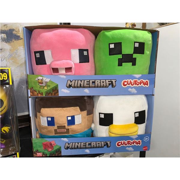 Minecraft Cuutopia 10 - 4 Pack Plush Assortment