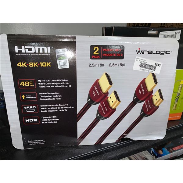 Wirelogic HDMI to HDMI COrds 2 Pack