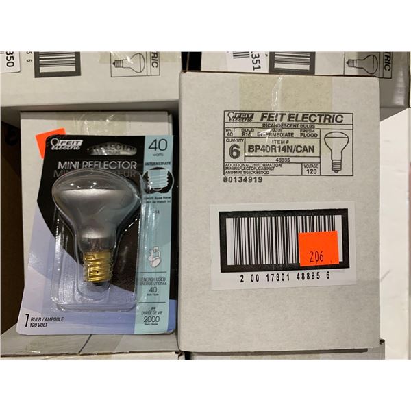 Feit Electric Mini Reflector Bulbs 40W - Lot of 6