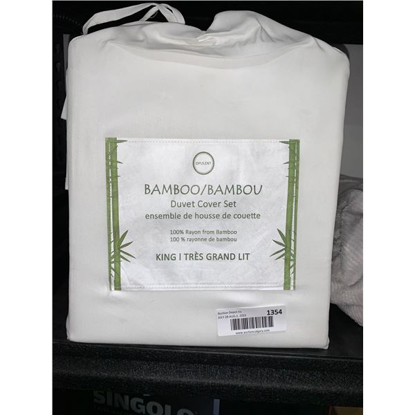 Opulent Bamboo Duvet Cover Set King Size