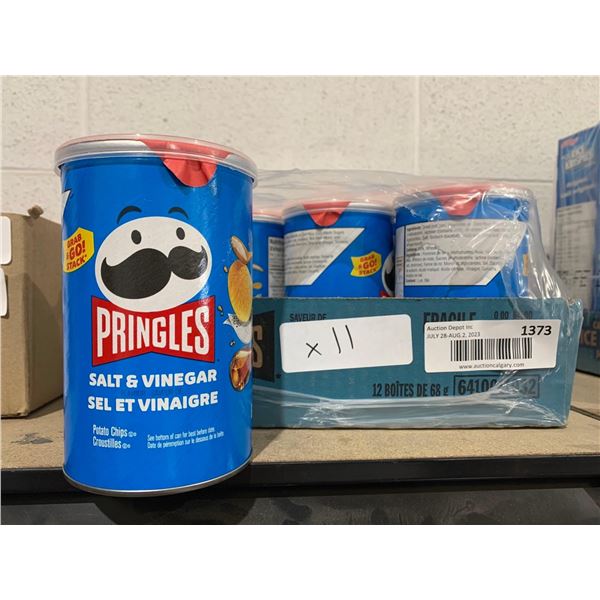 Pringles Salt & Vinegar Potato Chips 11x68g