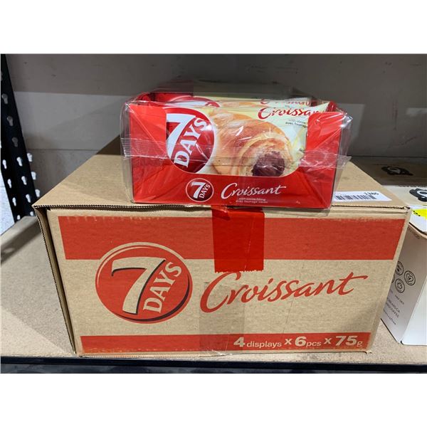 7Days Croissant Chocolate 4 displays x 6pcs x 75g