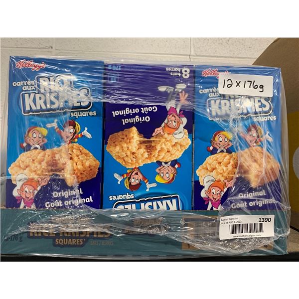 Kellogg's Rice Krispies Squares 12 x 176g