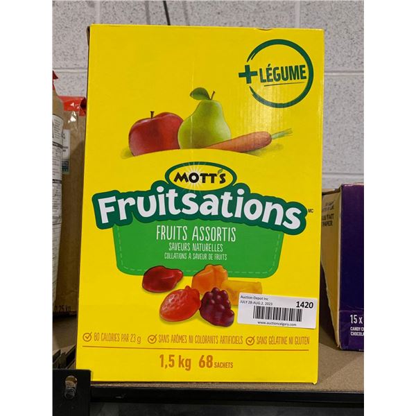Mott's Fruitsations Assorted Fruit Snacks 1.5 Kg