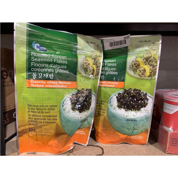 C-weed Snack  Roasted Korean Seaweed Flakes 2x80g
