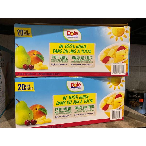 Dole Fruit Salad Cups 2x20x107ml
