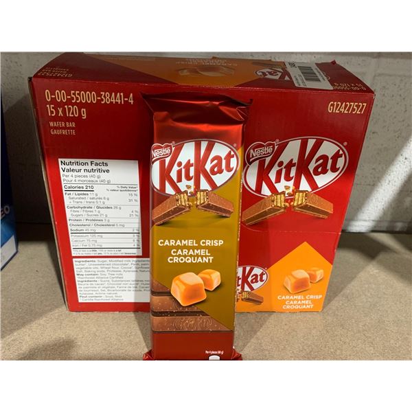 Nestle KitKat Caramel Crisp Candy Bars (15 x 120g)