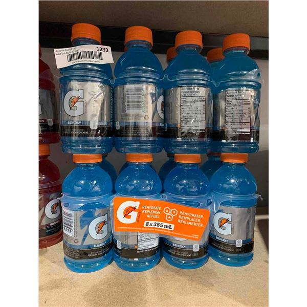 Gatorade Electrolyte Beverage 2x(8 x 355ml) Cool Blue