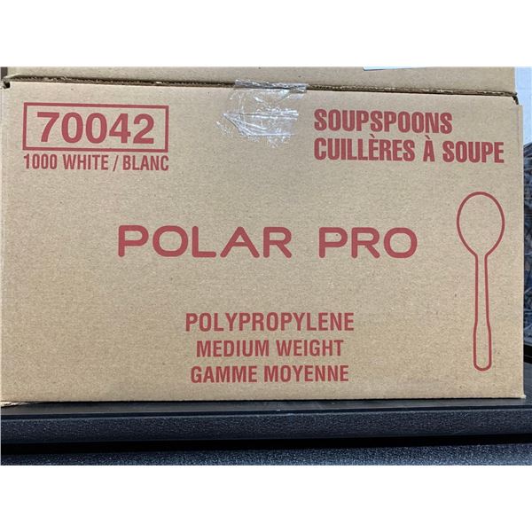 Case of Polar Pro Medium Weight Teaspoons 1000 White