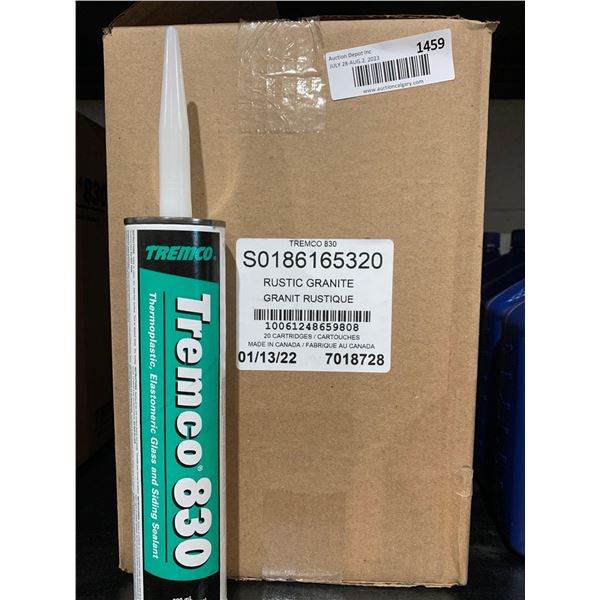 Tremco 830 Thermoplastic Elastomeric Glass and Siding Sealer - Rustic Granite 20x300ml