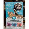 Image 1 : Pure Cravings Assorted Flavor Wet Cat Food - 24x85g