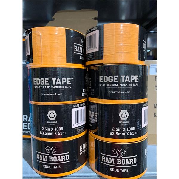 Lot of 8 rolls - Ram Board Edge Tape 2.5"x180'