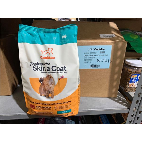 Canidee Goodness for Skin & Coat Real Salmon Cat Kibble 6x5 lbs