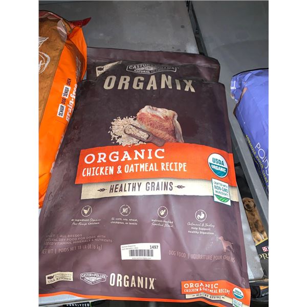 Castor & Pollux Organix Grain Free Dog Kibble 18Lbs