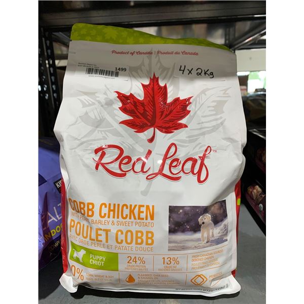 Red Leaf Puppy Kibble 4x2Kg