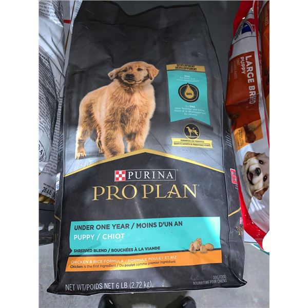 Purina Pro Plan Under One Year Puppy Kibble 3x6Lbs