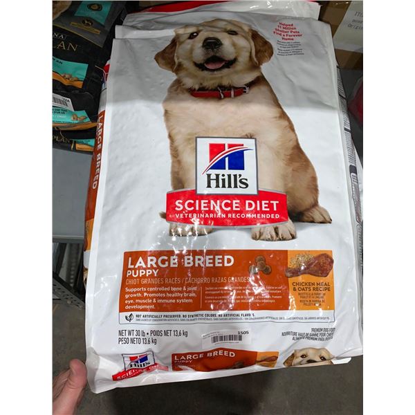 Hills Science Diet Large Breed Puppy Kibble 30Lbs