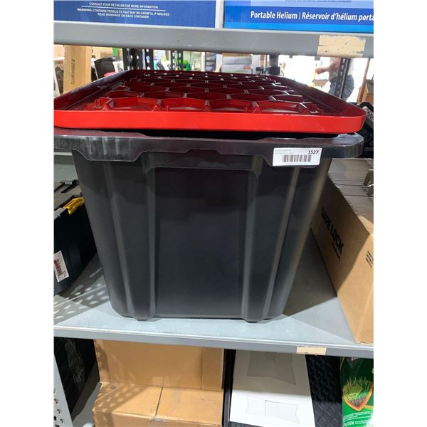 Tuff Store Heavy-Duty Storage Box w/ Lid - 27 Gallons