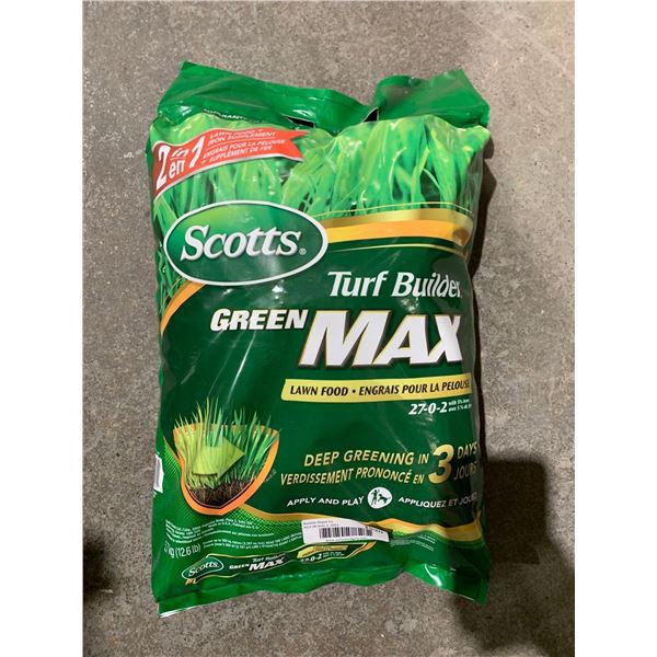 Scotts Turf Builder Green MAX Lawn Food- 12.6 Lbs
