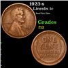 1923-s Lincoln Cent 1c Grades f, fine